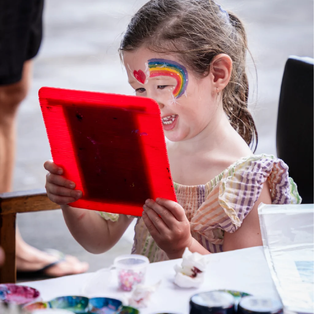 Face Painting at Ku De Ta Family Sunday
