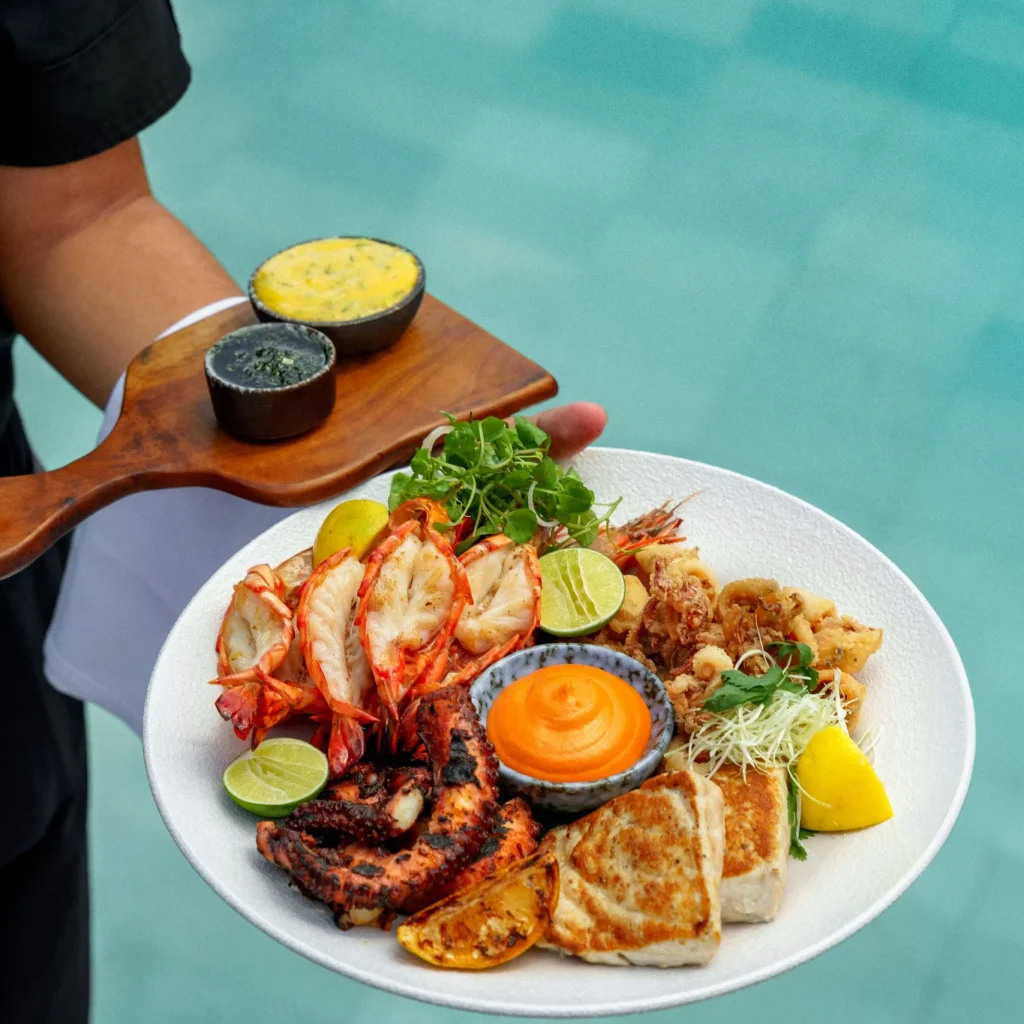 Seafood Seaside Grill by Ku De Ta. Perfect dish for sharing with family and friends.