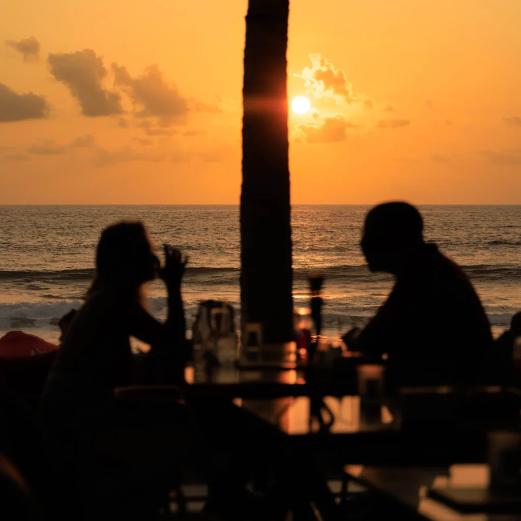 Stunning sunset enjoyed in Ku De Ta Seminyak